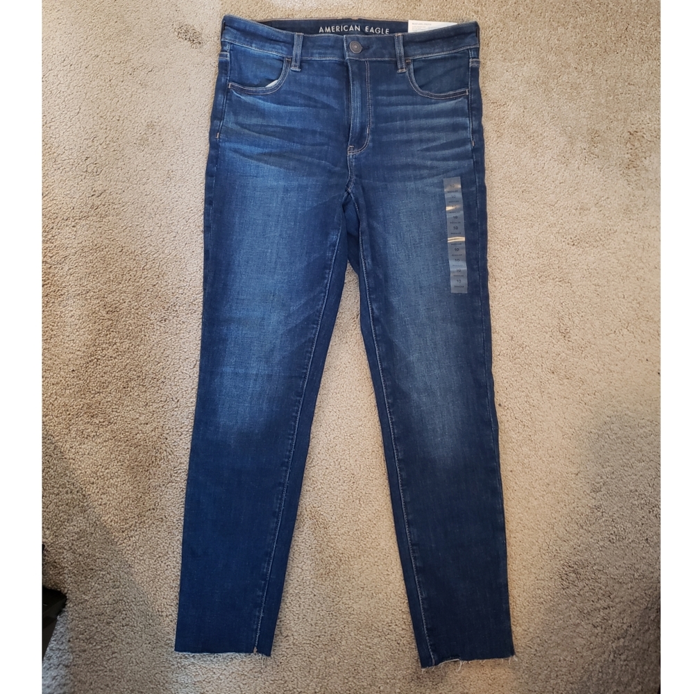 American Eagle HiRise Jegging Crop Jeans (NWT)